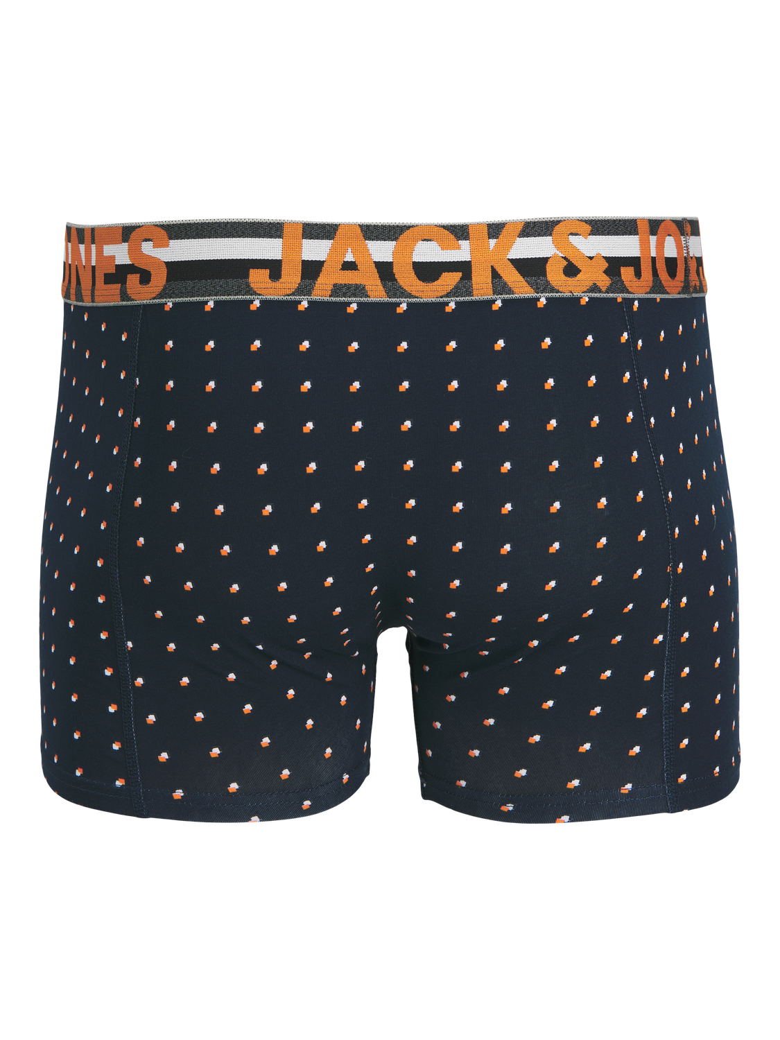 Jack & Jones Mens New 3 Pack Trunks Boxer Shorts Underwear Black Navy ...